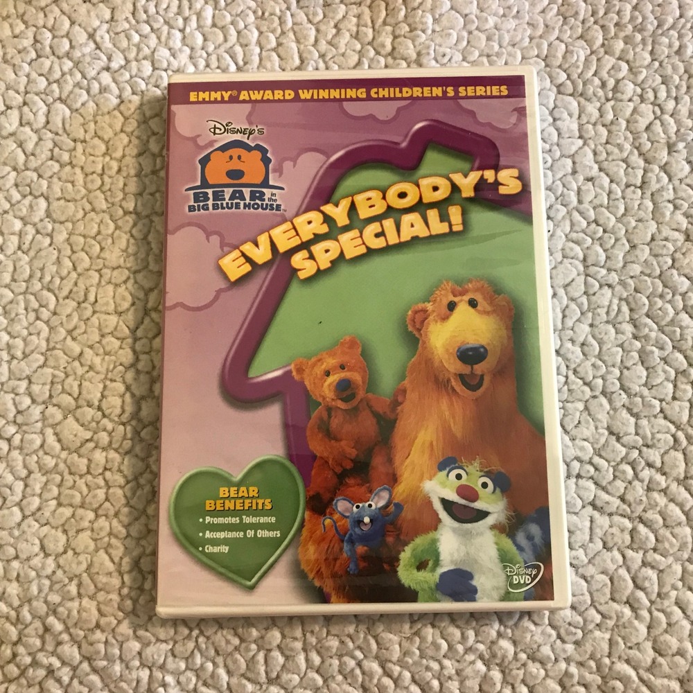 Disney Bear in the Big Blue House Everybody's Special DVD Jim Henson Kids Movie